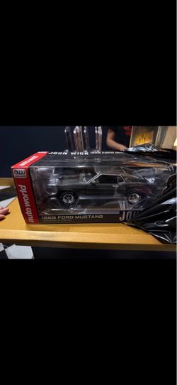 Auto World 1:18 John Wick 1969 Ford Mustang Fastback (Hitman Grey), model AWSS145.
