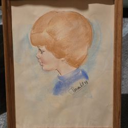 Original Autographed Portrait By Thibault 1973