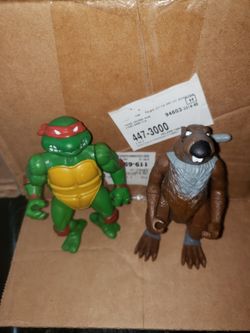 2 80s soft head ninja Turtles $30