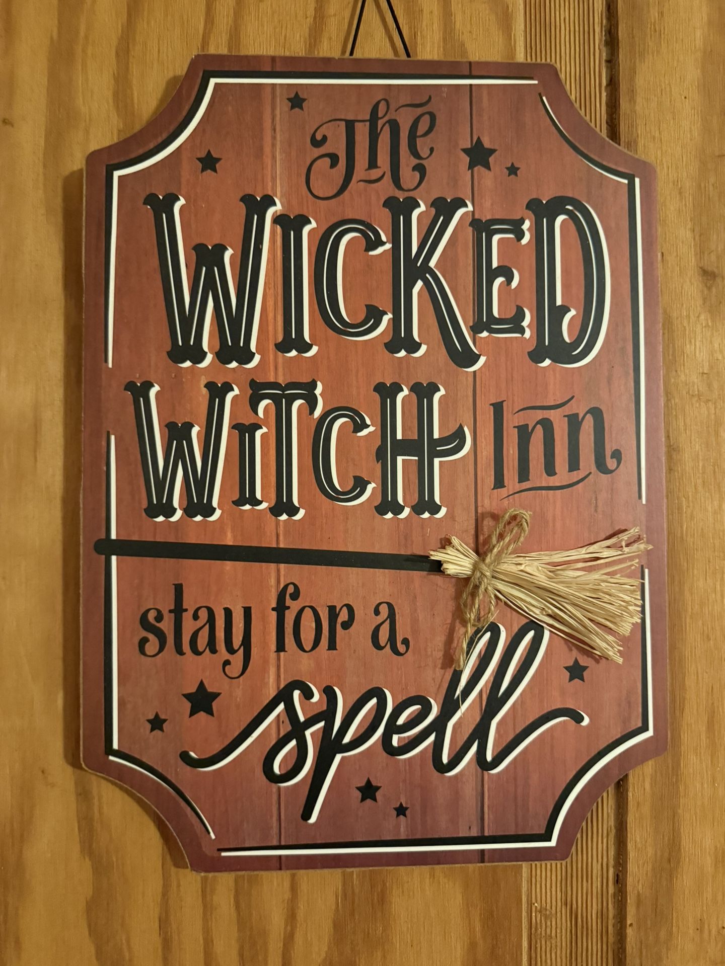 Witchy Halloween sign