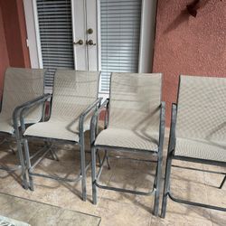 Patio Barstools-set Of 4 