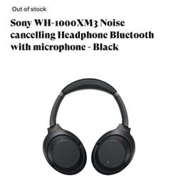 Sony WH-1000XM3 Noise cancelling Headphone