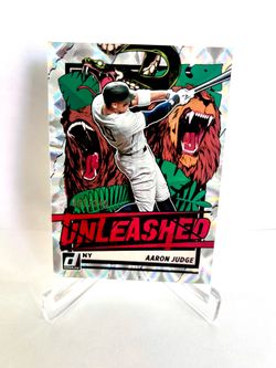 2021 Panini Donruss Unleashed Aaron Judge SILVER #UNL8 Serial 1/349 1st Print Bookend!