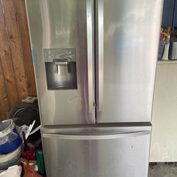 Kenmore Stainless Steel Fridge and Freezer