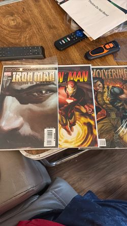 Marvel Comic Books Iron Man Wolverine Lot of 3