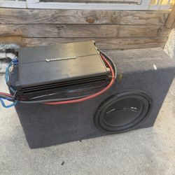 Subwoofer and Amplifier!!