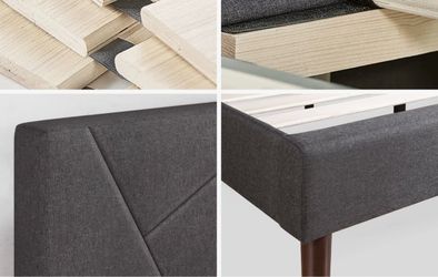 Bartley Upholstered Platform Bed - King Size