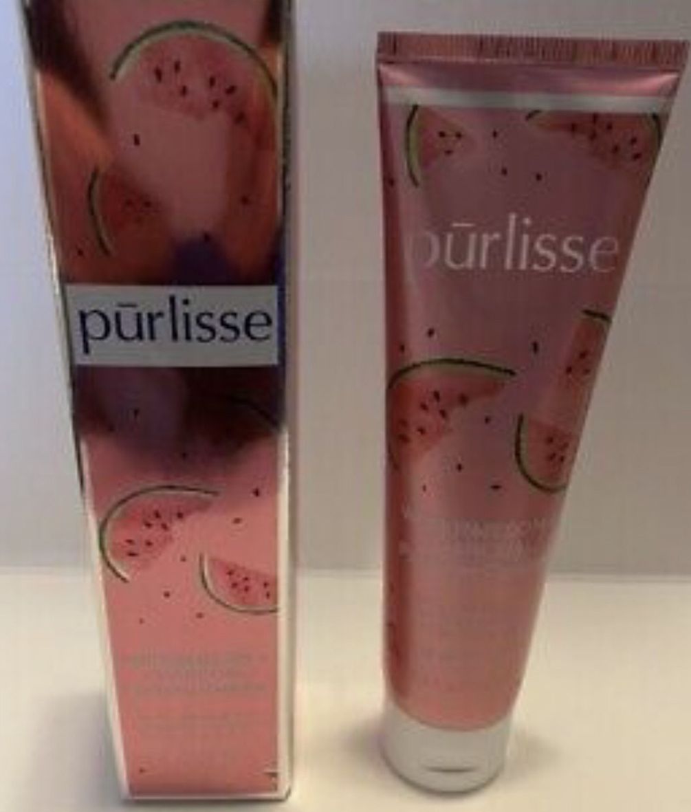 Purlisse Watermelon + Charcoal Purifying Cleanser 3.4 oz New In Box