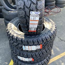 SET OF FOUR TIRES LT 245/70/16 COOPER DISCOVERER S/T