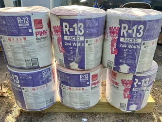 R-13 faced insulation