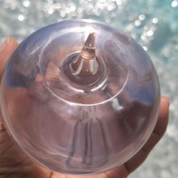 Authentic Tiffany & Co Lead Crystal Apple Paperweight Made In Slovenia 3.5"X3.5"