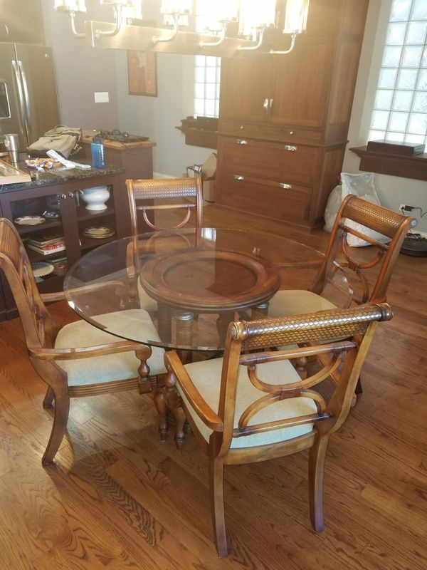 Ashley Serengeti Kuli Wood And Leather Dining Set For In Ashley Serengeti Kuli Wood And Leather