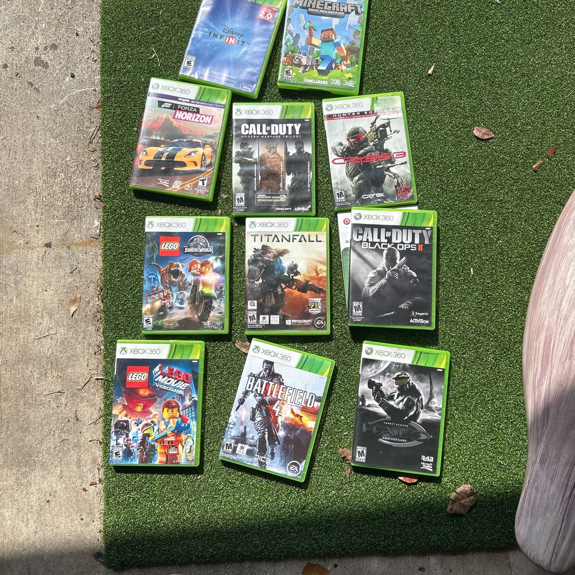 selling xbox games-individually-and- all together. 