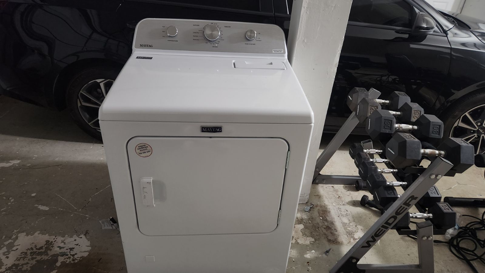 Maytag 7.0 cu. ft. Vented Gas Dryer in White