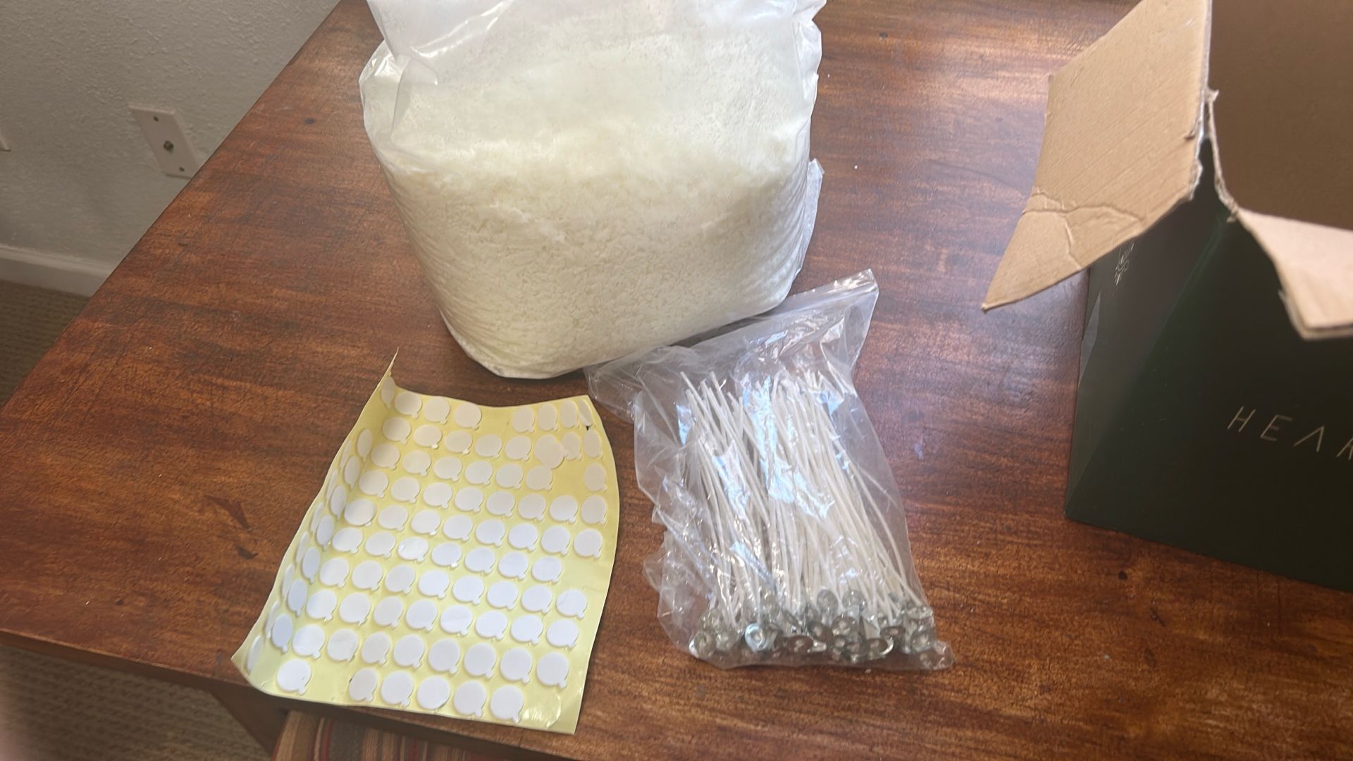 Candle wax and wicks