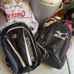 2 sports / baseball backpacks both for $10 