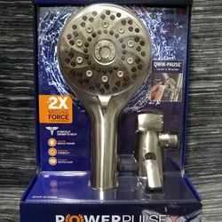 Waterpik Powerpulse Therapeutic Strength Massage Handheld Shower Head