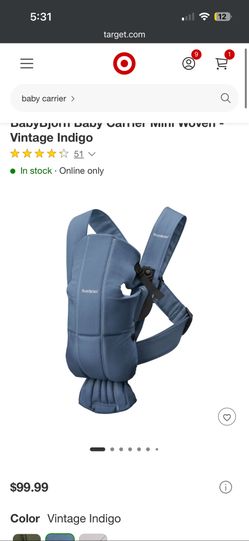 Baby Bjorn Carrier Blue