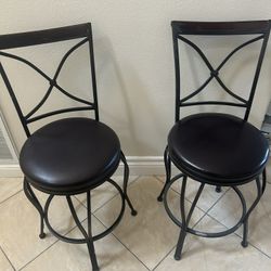 Brown Counter Stools 