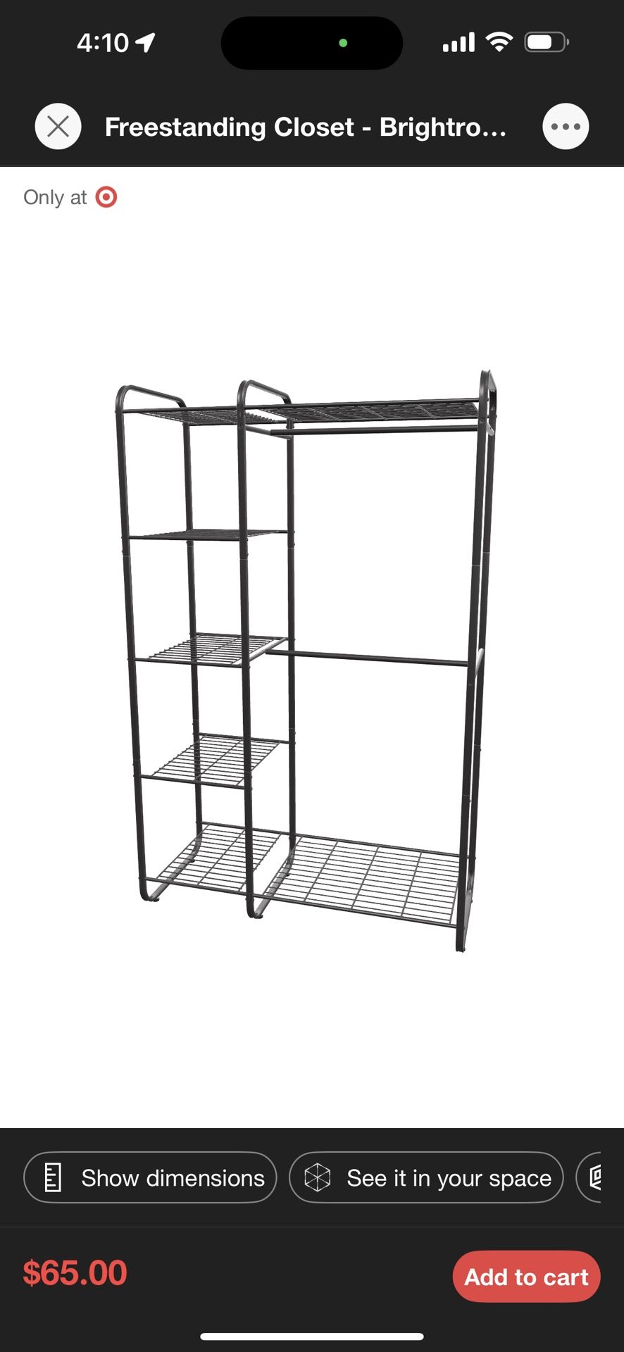 FreeStanding Closet