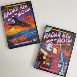 Radar Men From the Moon: Volume 1 & 2  Chapters 1-12 Sci-fi DVD Lot 1952 B&W Movie Serial