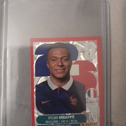 Panini FIFA Soccer Kylian Mbappé World Cup 2026 Red Crumple Parallel FRA20