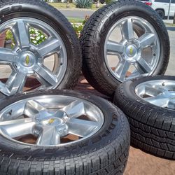 20" LTZ WHEELS W/SEMI-NEW TIRES LOOK AT PICTURES 