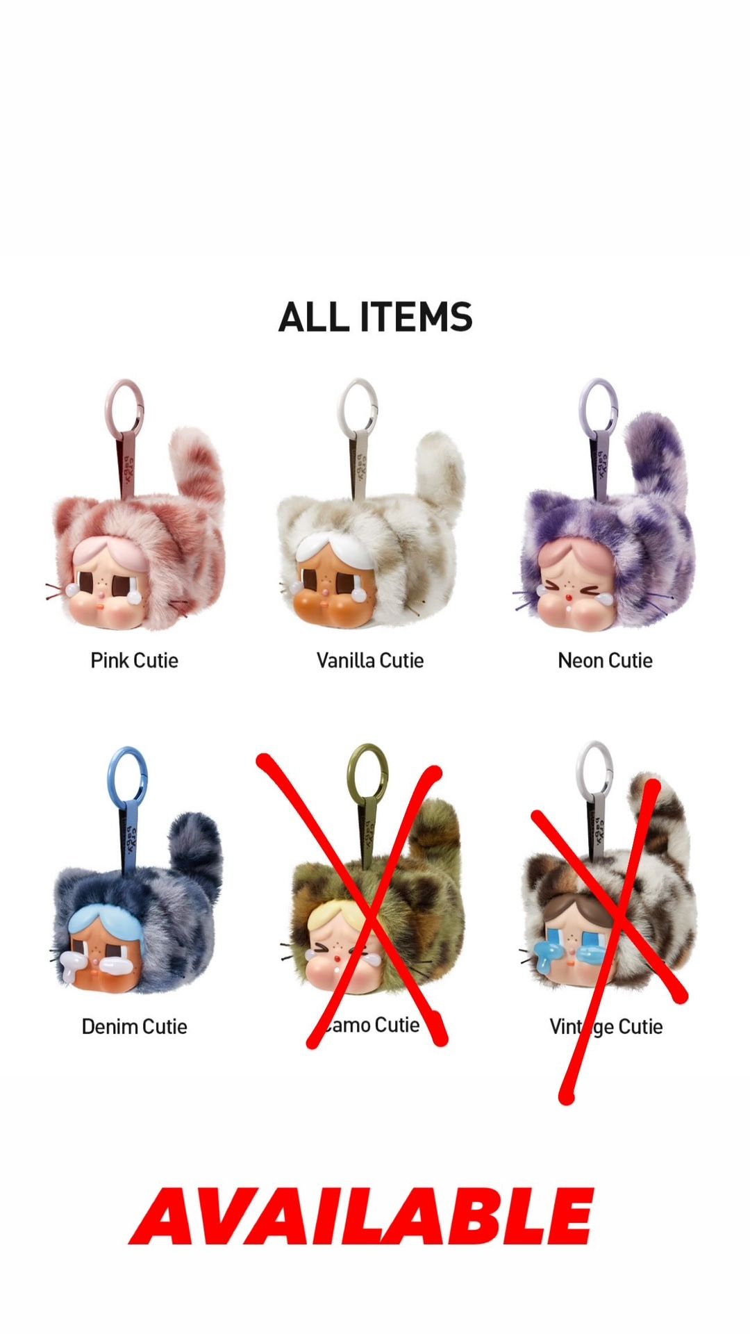 CRY BABY WILD BUT CUTIE SERIES AUTHENTIC