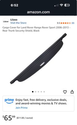Range Rover Sport Cargo Cover 2006-2013