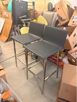 A pair of Island chairs -  west elm