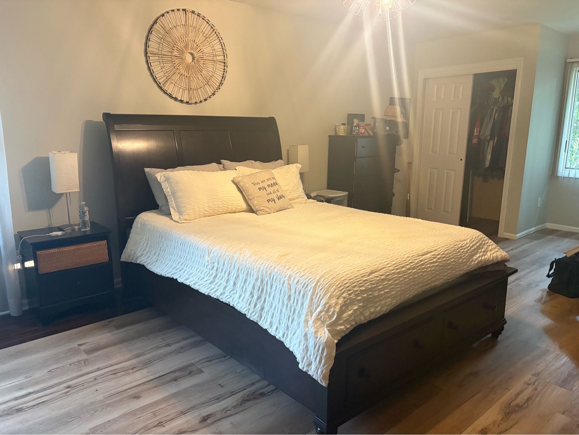 Queen bed frame