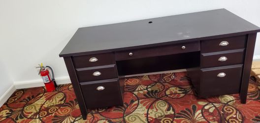 Brand New Wood Office Desk Originally Bought From Office Max