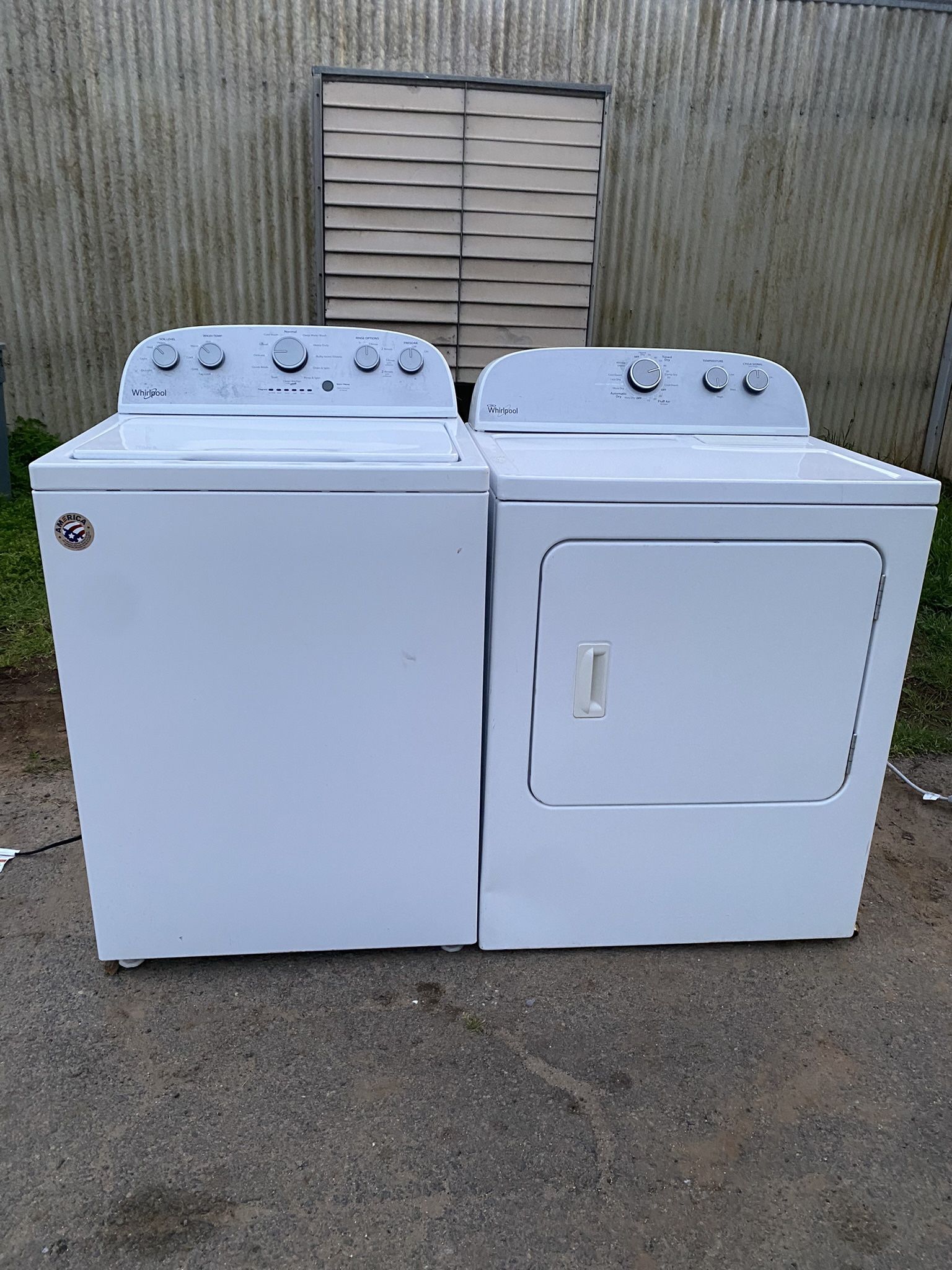 Whirlpool Washer And Electric Dryer
