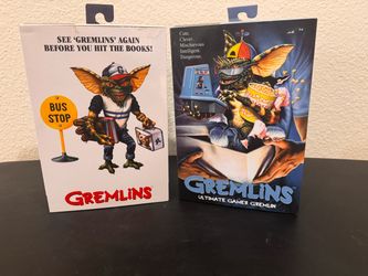 NECA Reel Toys Gremlins Figures (Back to School & Gamer)