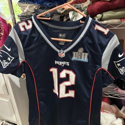Vintage Nike Superbowl 52 Patriots Tom Brady Authentic Womens Jersey 