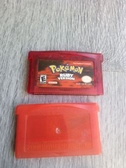 Nintendo advanced sp & pokemon fire red,ruby