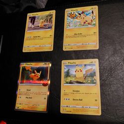 Pikachu cards