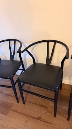 Black Dining Chairs – $20 Each / $45 for All 3