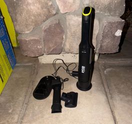 RYOBI USB Lithium HP Compact Hand Vacuum Cleaner Kit with (2) USB 2.0 Ah Batteries and Charger