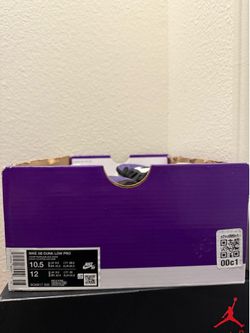 nike sb size 10.5 no lid