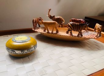 Beautiful Hand Carved African Wood Decor