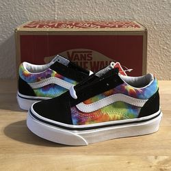 Size: 10.5 Old Skool Vans (spiral tie-dye)