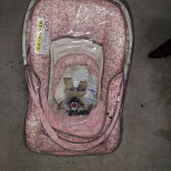 Brand New Infant Girls Car Seat And Base