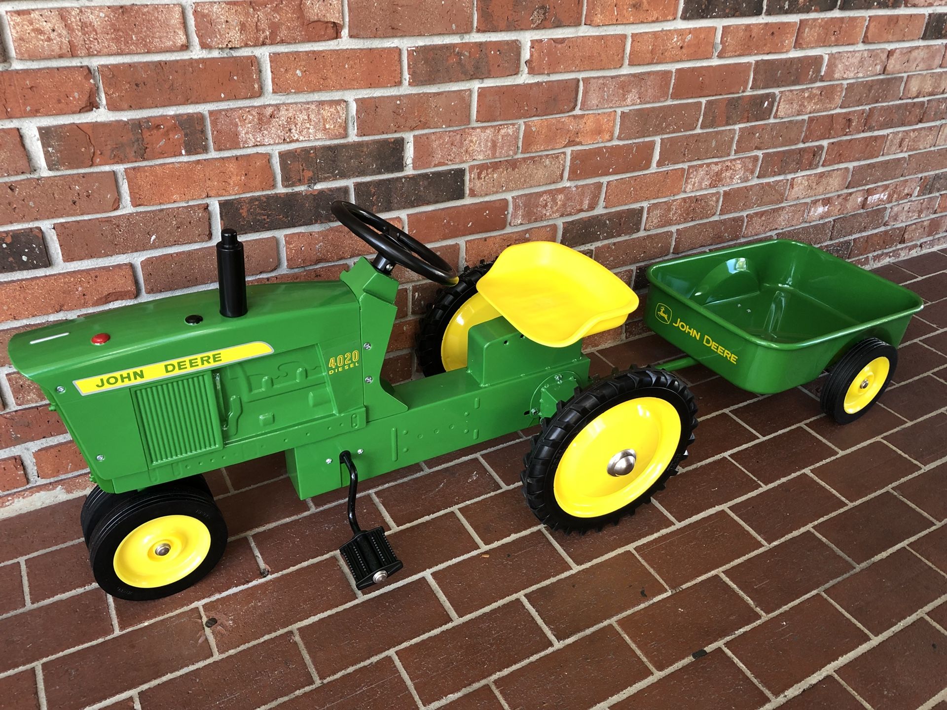 Brand New John Deere Pedal Tractor & Trailer