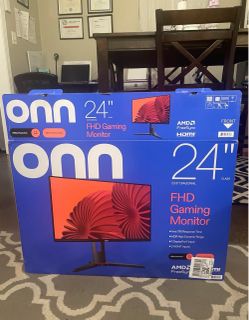 24” Gaming Monitor Onn (In Box)