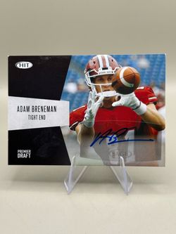 Adam Breneman Signed SAGE HIT Premier Draft Card