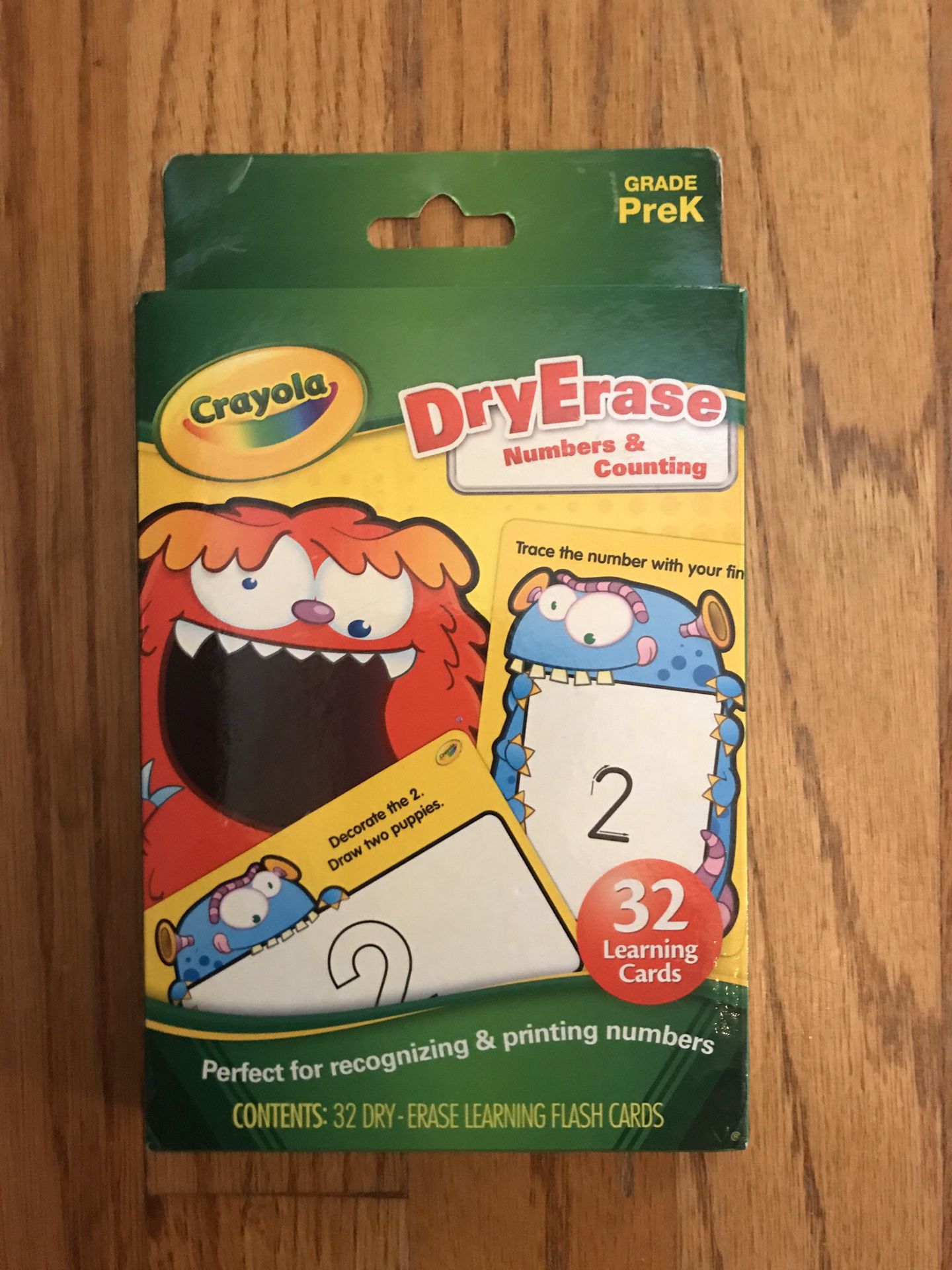 NEW Crayola Dry Erase Numbers and Counting Flash Cards
