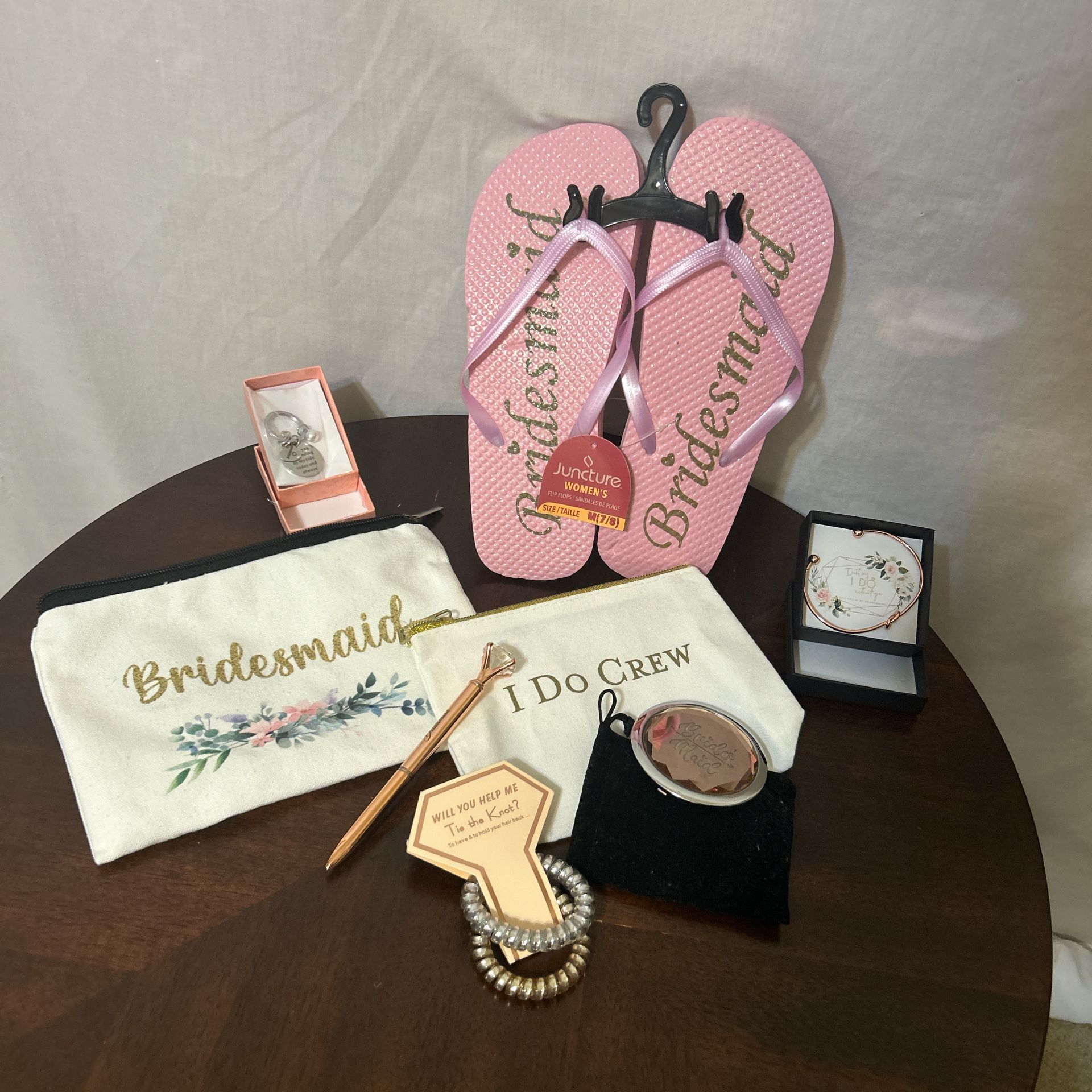 Pink Bridesmaid gift set