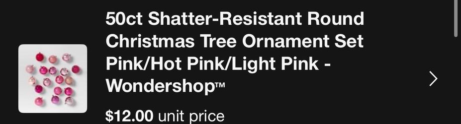 Pink Ornaments