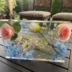 Arreglo De Resina Epoxica 3D, Hermosa Decoración